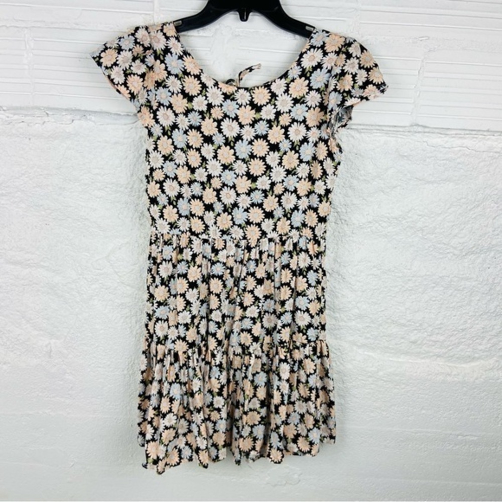 NWOT RUE 21 daisy floral open back mini light weight summer dress size XS